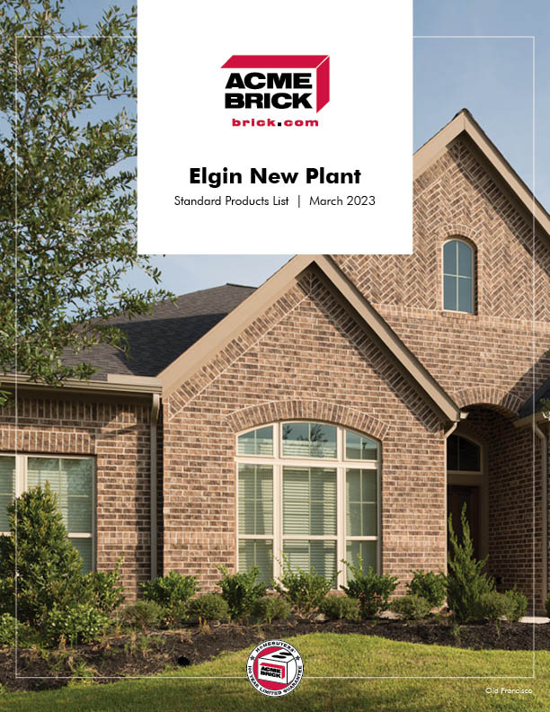 Acme Brick Residential Products - Elgin New Plant
