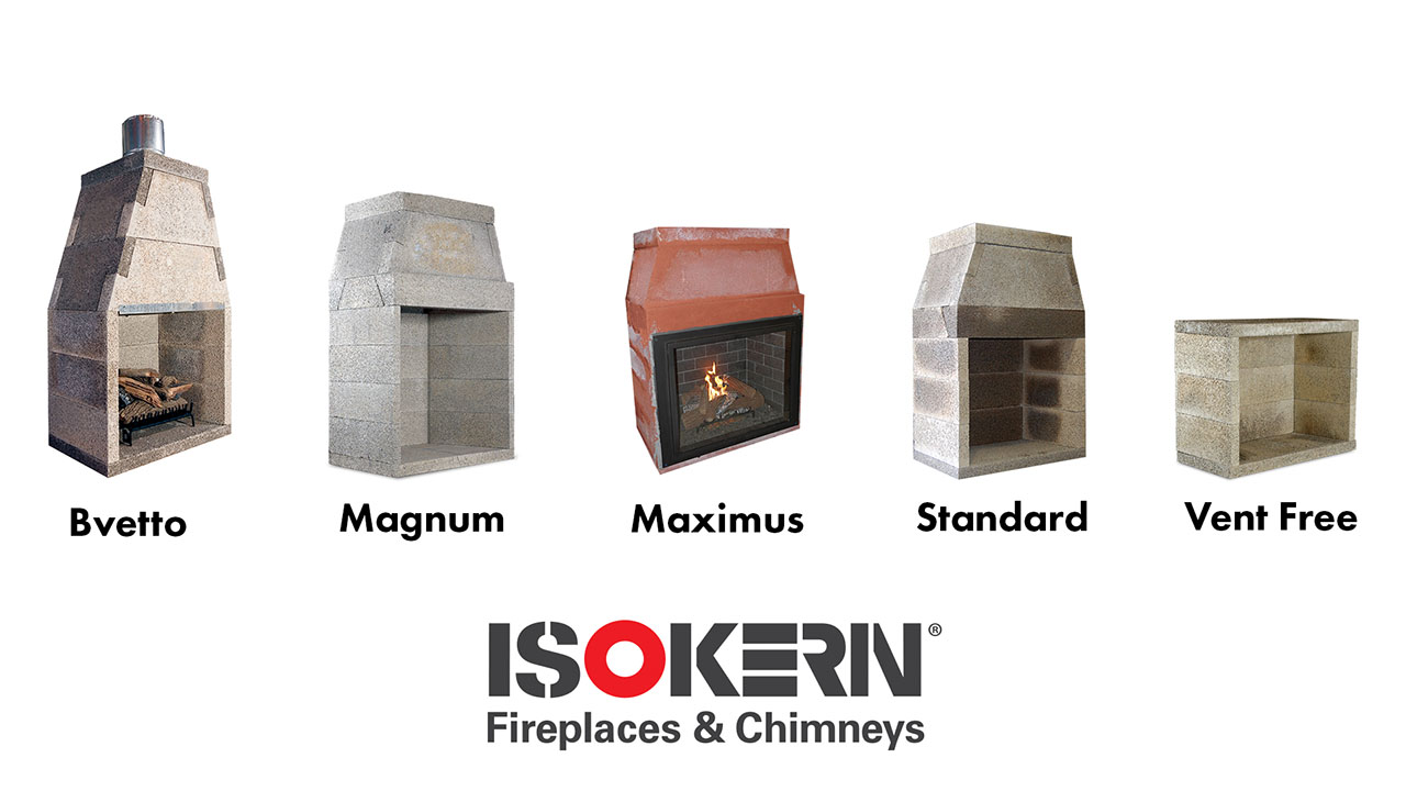 Isokern fireplace options
